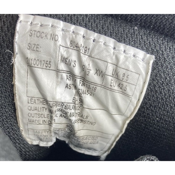 Thorogood The Deuce Series Black Leather Steel Toe Tactical Boots Mens 9.5 XW - Picture 7 of 9